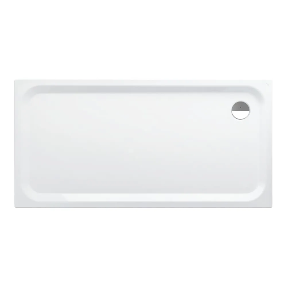 LAUFEN PLATINA Duschwanne, rechteckig, Stahl emailliert (3,5mm), flach (45mm) 1800 x 900 x 45 mm #H2150376000401 - 000 - Weiß