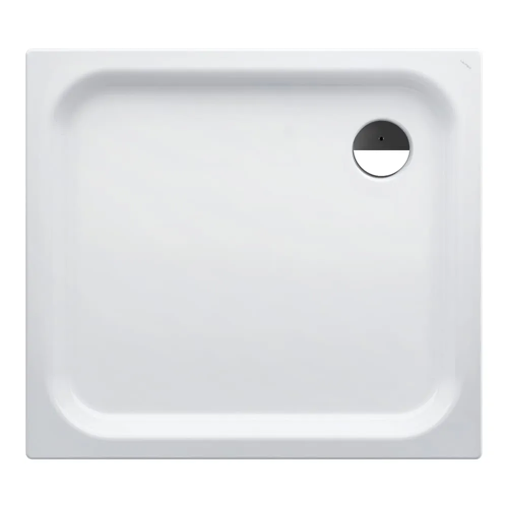 LAUFEN PLATINA Duschwanne, rechteckig, Stahl emailliert (3,5 mm), extraflach (25 mm) 1000 x 900 x 65 mm #H2150316000401 - 000 - Weiß