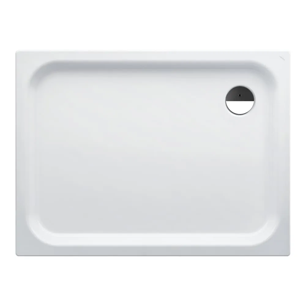 LAUFEN PLATINA Viertelkreisduschwanne, Stahl emailliert (3,5 mm), Radius 550 mm, extraflach (25 mm) 1200 x 900 x 65 mm #H2150330000401 - 000 - Weiß