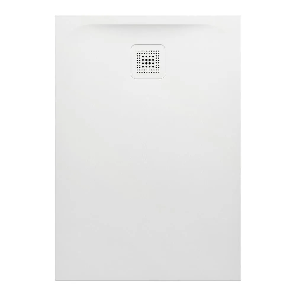 LAUFEN PRO Duschwanne aus Verbundwerkstoff Marbond, rechteckig, super flach, Ablauf an kurzer Seite 1000 x 700 x 33 mm #H2169571860001 - 000 - Weiß