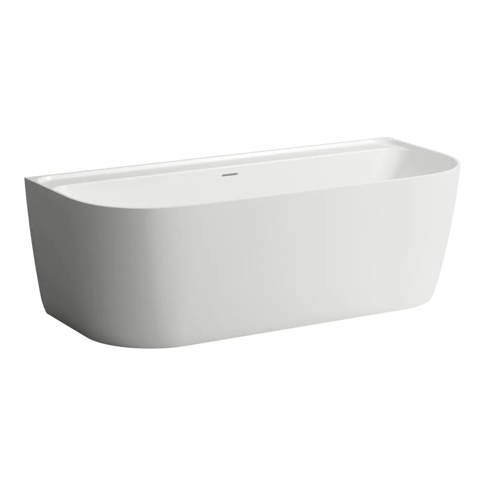 LAUFEN MEDA Badewanne, wandangebunden, aus Verbundwerkstoff Marbond 1800 x 800 x 590 mm #H2201170000361 - 000 - Weiß