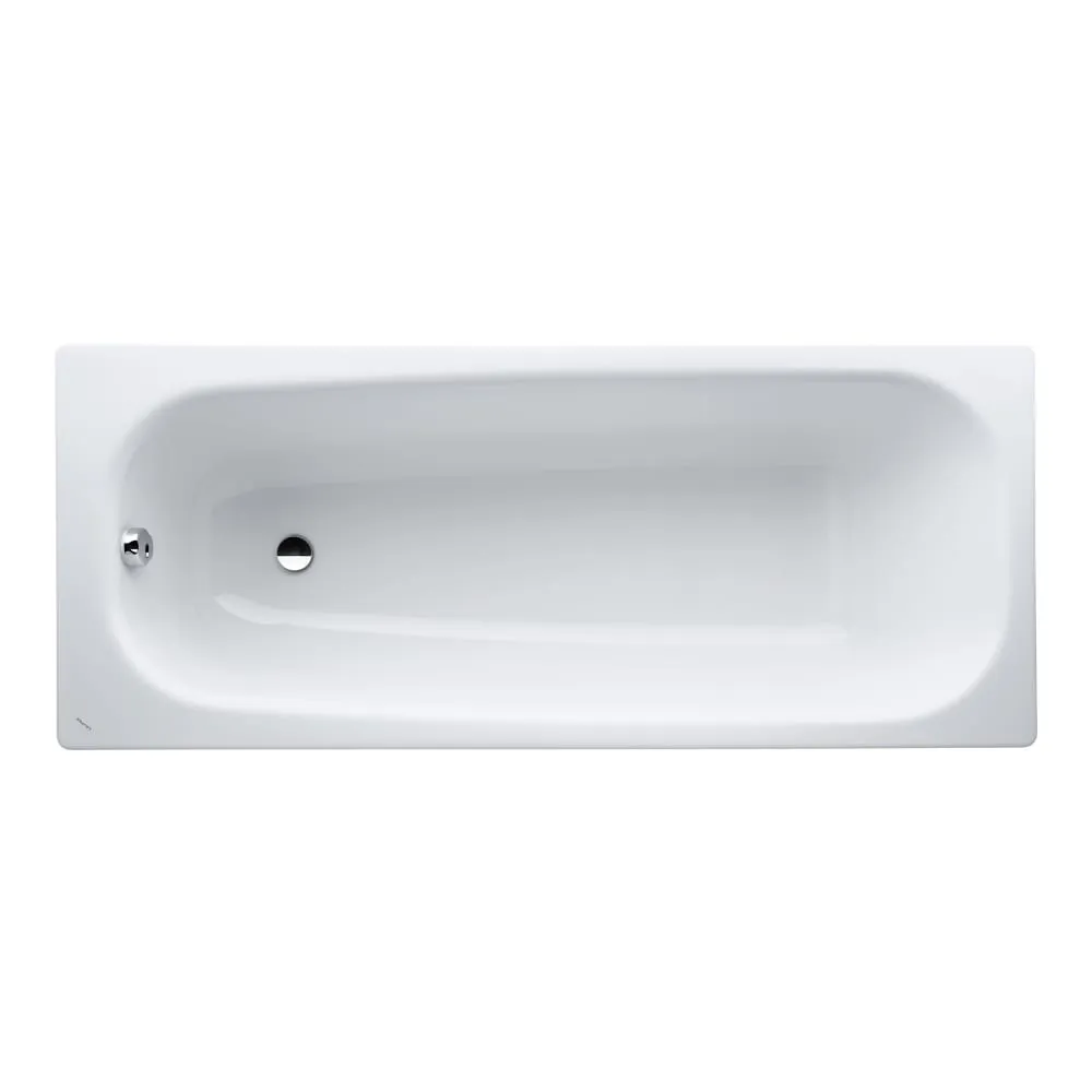 LAUFEN PRO Badewanne, Einbauversion, Stahl emailliert (3,5 mm) 1600 x 700 x 395 mm #H2239500000401 - 000 - Weiß