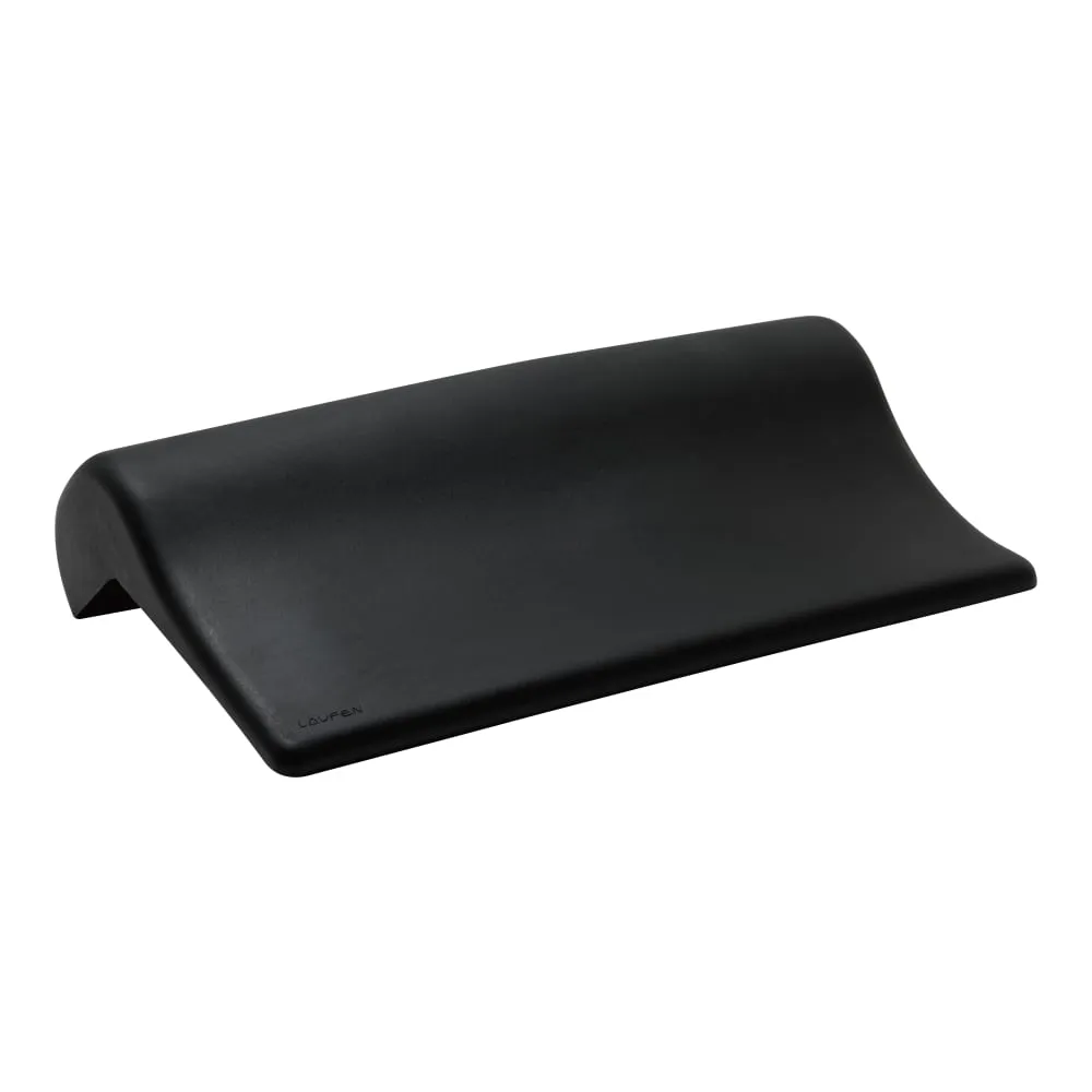 LAUFEN Nackenkissen, schwarz, selbsthaftend, für gerade Wannenkontur 355 x 190 x 50 mm #H2946800160001 - 016 - Schwarz
