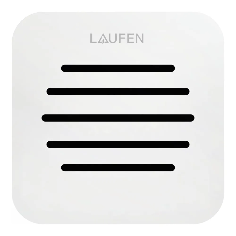 LAUFEN PRO LAUFEN Siphonabdeckung aus Edelstahl für Siphon H295127 für Duschwannen PRO aus Marbond mit geradelinigen Ablaufspalten symmetrisch 130 x 130 x 30 mm #H2919511860001 - 000 - Weiß