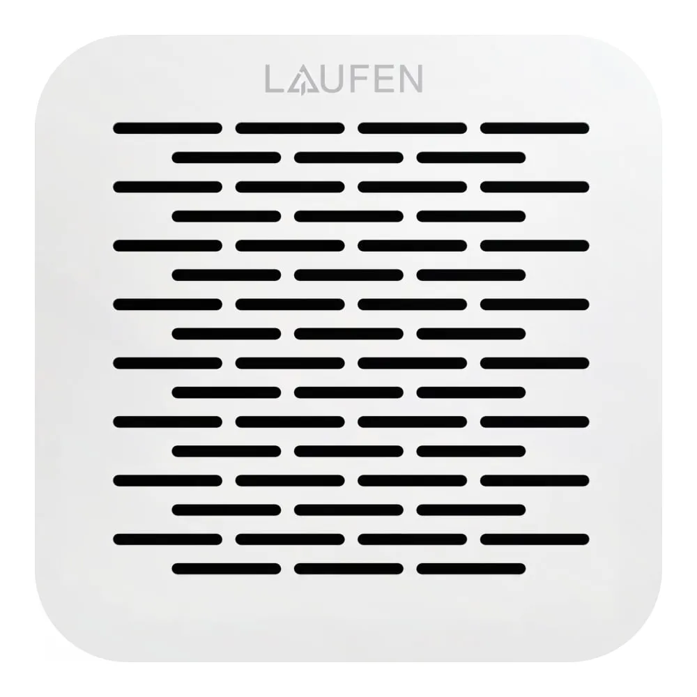 LAUFEN PRO LAUFEN Siphonabdeckung aus Edelstahl für Siphon H295127 für Duschwannen PRO aus Marbond mit geradelinigen Ablaufspalten versetzt 130 x 130 x 30 mm #H2919521860001 - 000 - Weiß