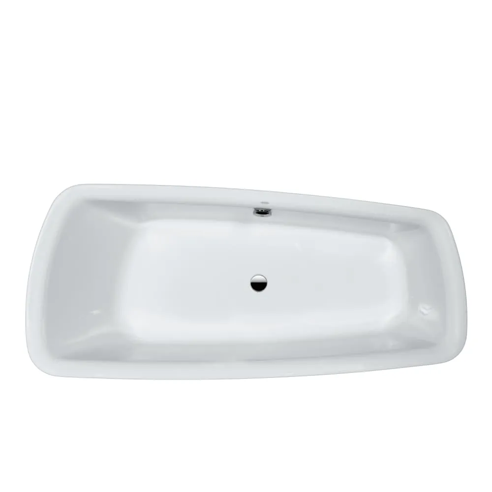 LAUFEN PALOMBA COLLECTION Badewanne, Einbauversion, Rand 20 mm, Sanitäracryl 1800 x 800 x 455 mm #H2428000000001 - 000 - Weiß
