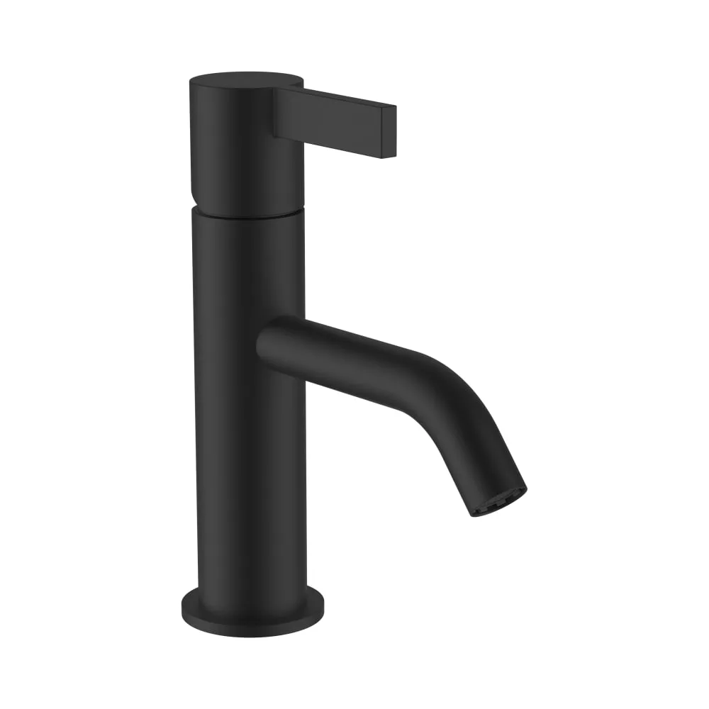 LAUFEN Kartell LAUFEN Waschtischmischer, Ausladung 115 mm, Festauslauf, ohne Ablaufventil, PVD Titanschwarz matt #H3113310811001