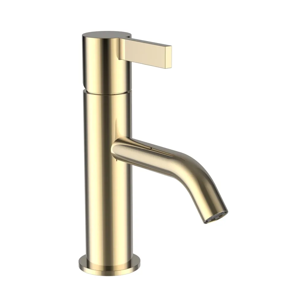LAUFEN Kartell LAUFEN Waschtischmischer, Ausladung 115 mm, Festauslauf, ohne Ablaufventil, PVD Gold #H3113310011001