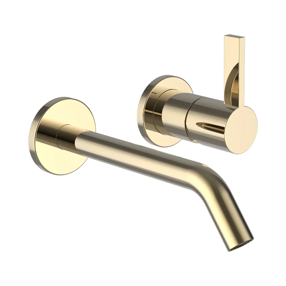 LAUFEN Kartell LAUFEN Wandmischer zu Simibox 2-Point, Ausladung 175 mm, Festauslauf, PVD Gold #H3113360011201