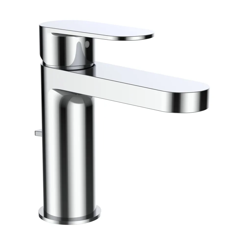 LAUFEN NEJA Waschtischmischer, Ausladung 120 mm, Festauslauf, mit Ablaufventil, Chrom #H3115110041111