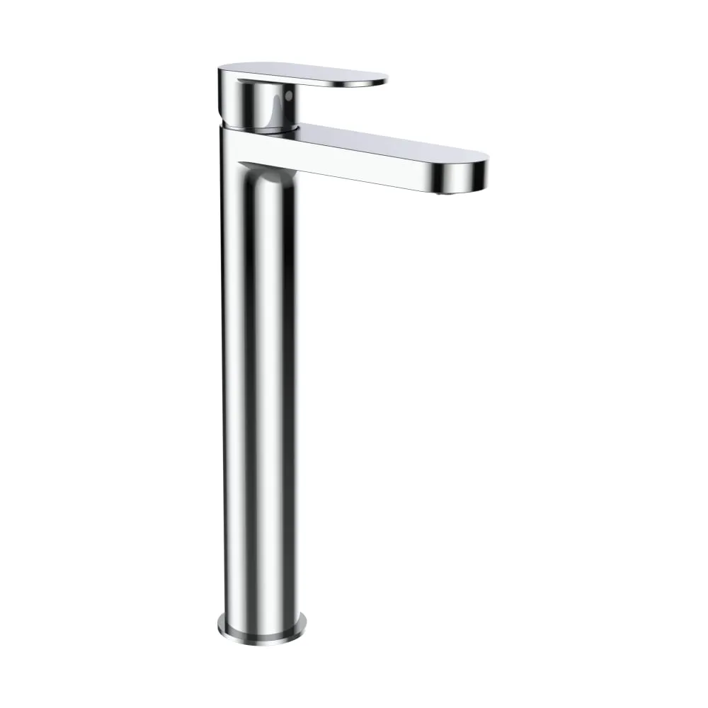 LAUFEN NEJA Standsäulen-Waschtischmischer, Ausladung 132 mm, Festauslauf, ohne Ablaufventil, Chrom #H3115180041201