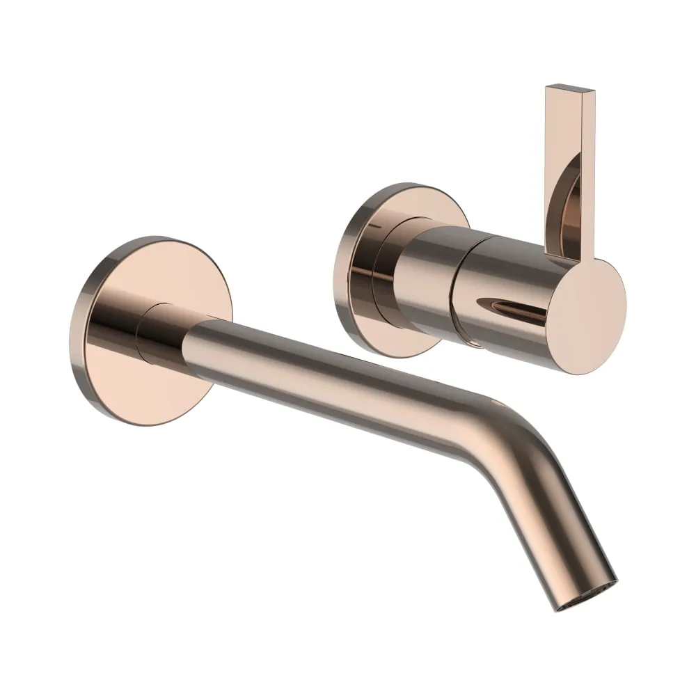 LAUFEN Kartell LAUFEN Wandmischer zu Simibox 2-Point, Ausladung 175 mm, Festauslauf, PVD Rosegold #H3113360821201