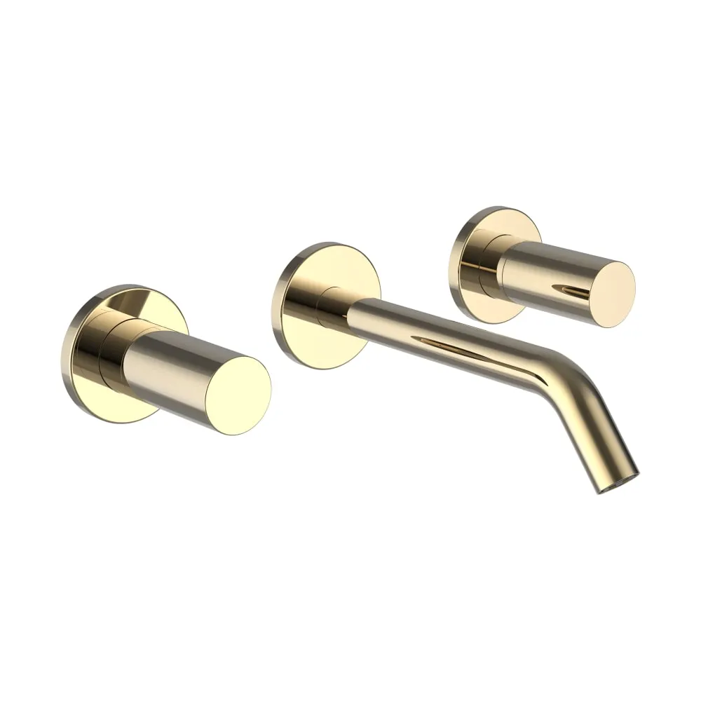 LAUFEN Kartell LAUFEN 2-Griff Unterputz-Waschtischmischer, Ausladung 175 mm, Festauslauf, PVD Gold #H3123360011201