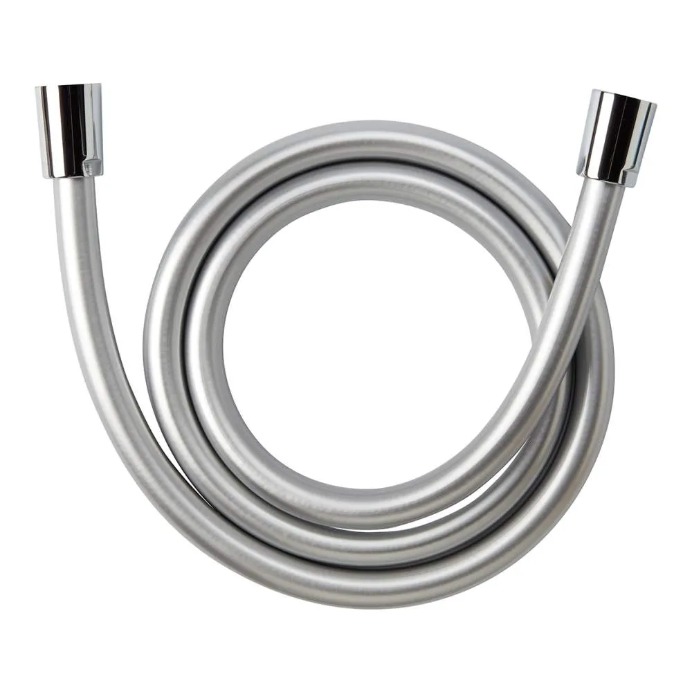 LAUFEN Kunststoff-Brauseschlauch 1/2" x 1/2", silberfarben, mit Metalleffekt und drehbarer Verbindung, Schlauchlänge 1600 mm 1600 mm #H3629800001311