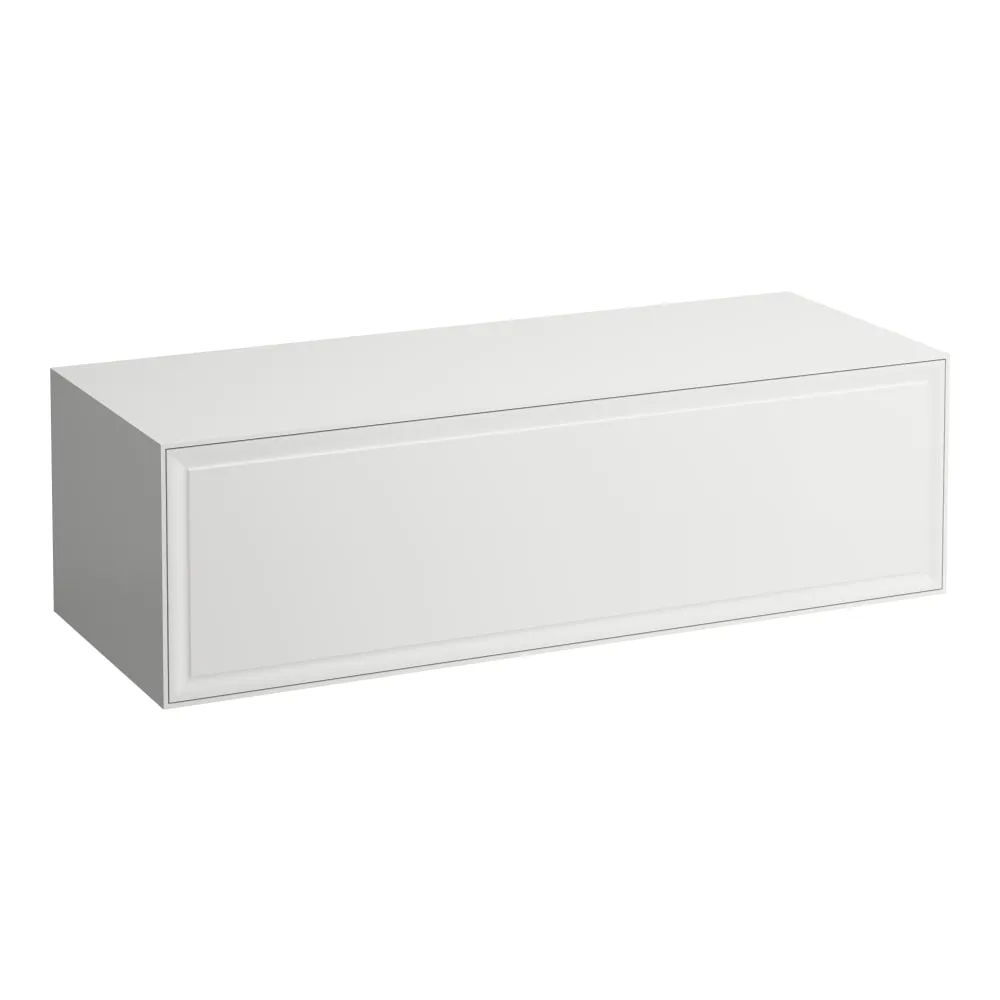 LAUFEN THE NEW CLASSIC Schubladenelement 1200, 1 Schublade, ohne Ausschnitt 1175 x 455 x 345 mm #H4060250856271 - 170 - Weiß matt