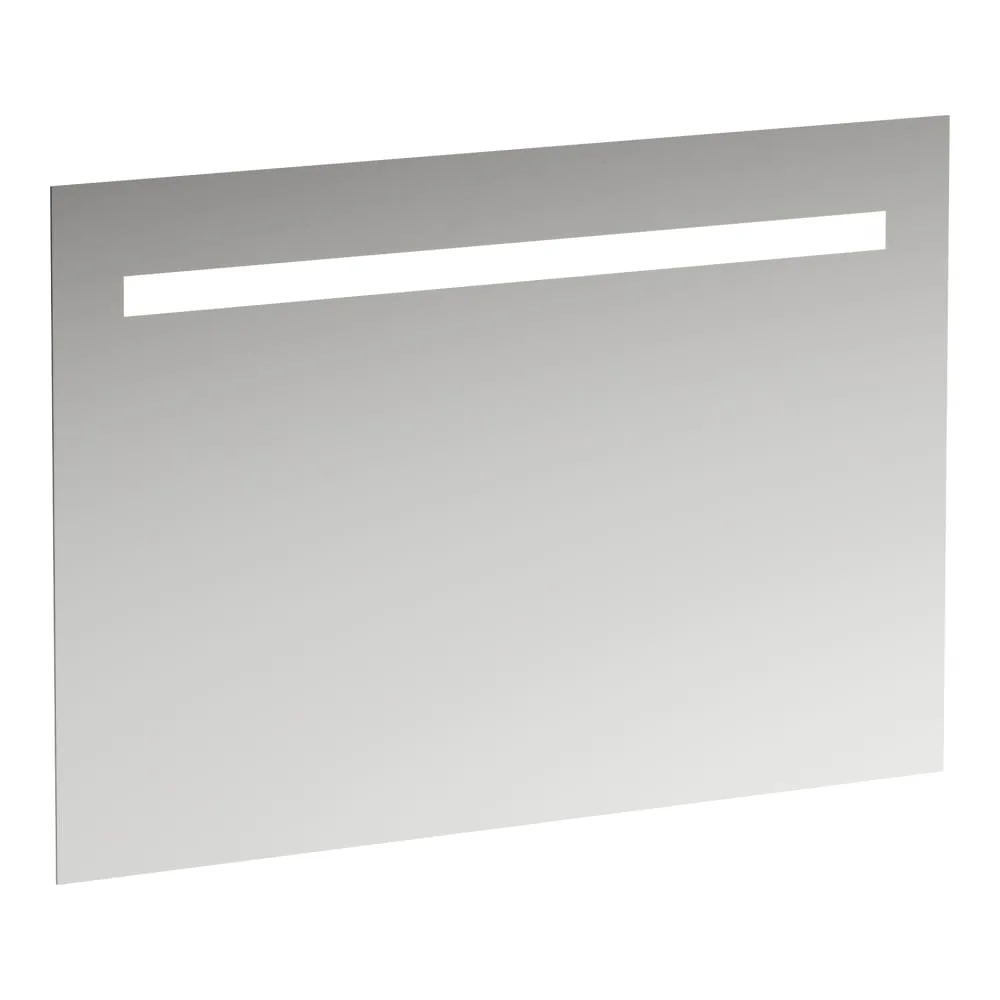 LAUFEN LEELO Spiegel, 1000 mm, mit integrierter horizontaler LED-Beleuchtung, für Lichtschalter, Aluminiumrahmen, 4000K, IP44 1000 x 40 x 700 mm #H4476619501441 - 144 - Spiegel