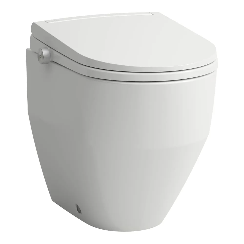 LAUFEN CLEANET PRO LITE-Version, Dusch-WC, bodenstehend, ohne Spülrand, inkl. Sitz und Deckel und Absenkautomatik, W-LAN & APP, UV-Desinfektion und Umgebungslicht 530 x 370 x 515 mm #H617890000S002 - 000 - Weiß
