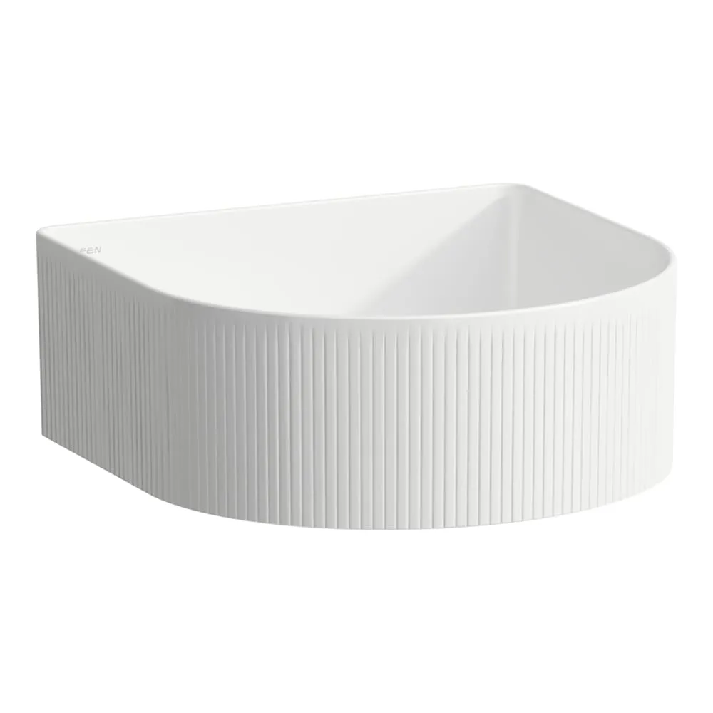 LAUFEN SONAR Waschtisch-Schale mit Oberflächenstruktur, inkl. Keramikabdeckung für Ablaufventil 340 x 340 x 130 mm #H8123414001121 - 000 - Weiß