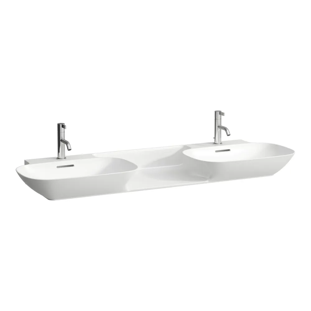 LAUFEN INO Doppelwaschtisch 1420 x 450 x 120 mm #H8143040001121 - 000 - Weiß