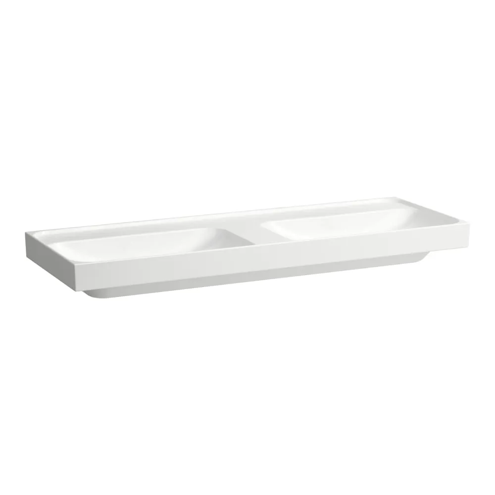 LAUFEN MEDA Doppelwaschtisch 1300 x 460 x 80 mm #H8141127571121 - 000 - Weiß