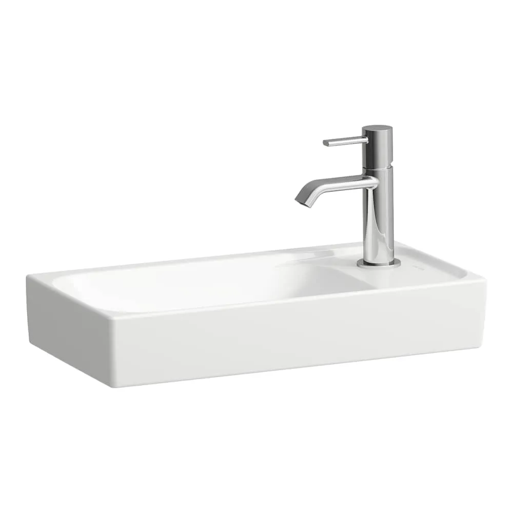 LAUFEN MEDA Handwaschbecken, mit Armaturenbank rechts 460 x 235 x 90 mm #H8151130001141 - 000 - Weiß