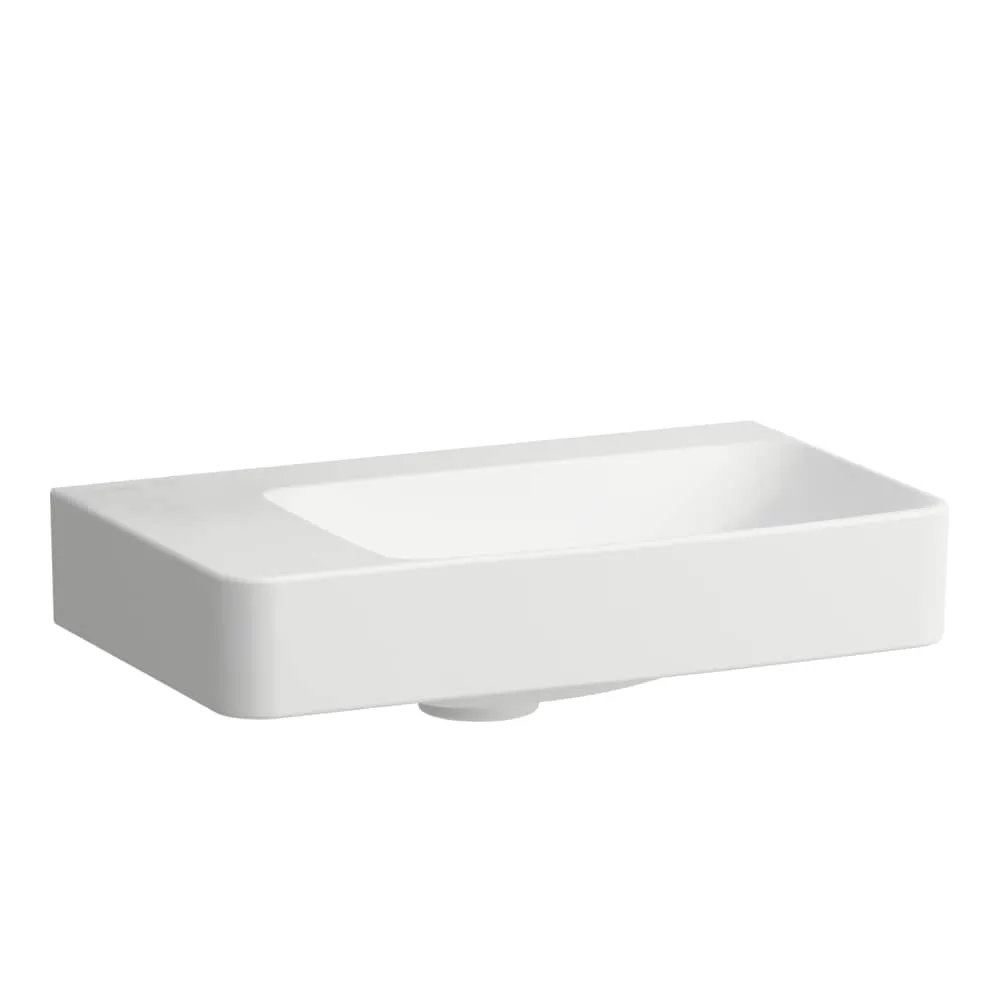 LAUFEN PRO X Handwaschbecken 'compact', mit Hahnlochbank links 480 x 280 x 125 mm #H815865A001121 - 000 - Weiß