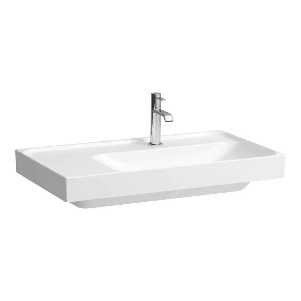 LAUFEN MEDA Waschtisch, Ablage links 800 x 460 x 160 mm #H8171157571111 - 000 - Weiß