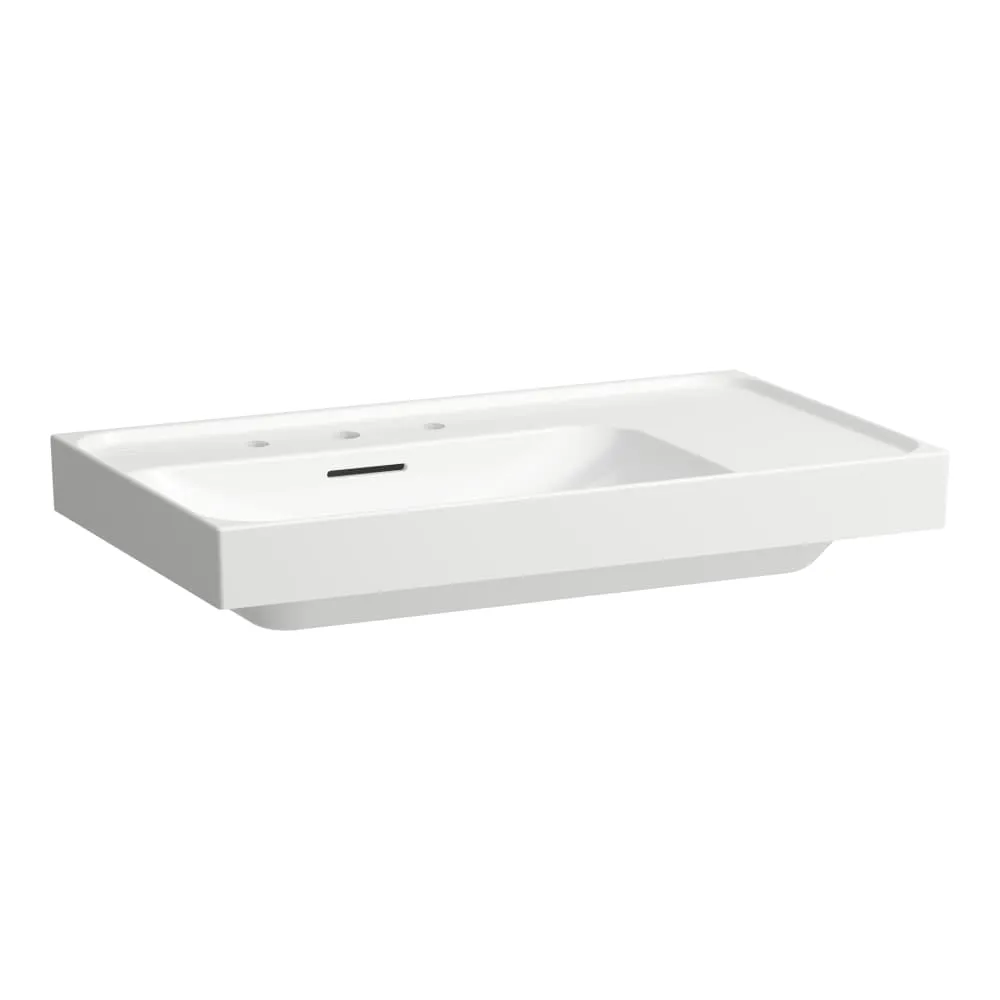 LAUFEN MEDA Waschtisch, Ablage rechts 800 x 460 x 160 mm #H8171167161081 - 000 - Weiß