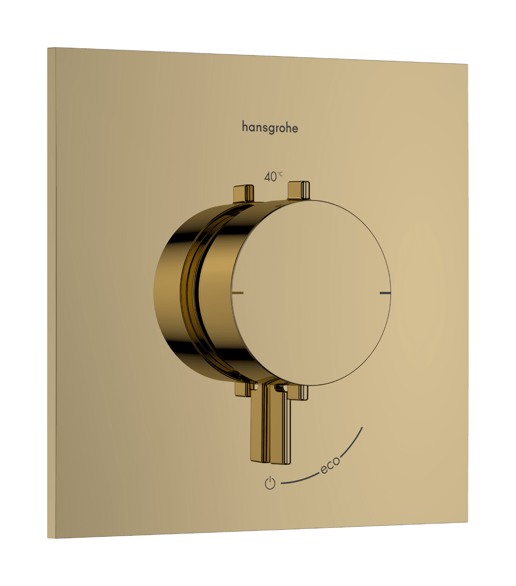 HANSGROHE Ecostat Comfort E Thermostat Unterputz für 1 Verbraucher #33710990 - Polished Gold Optic