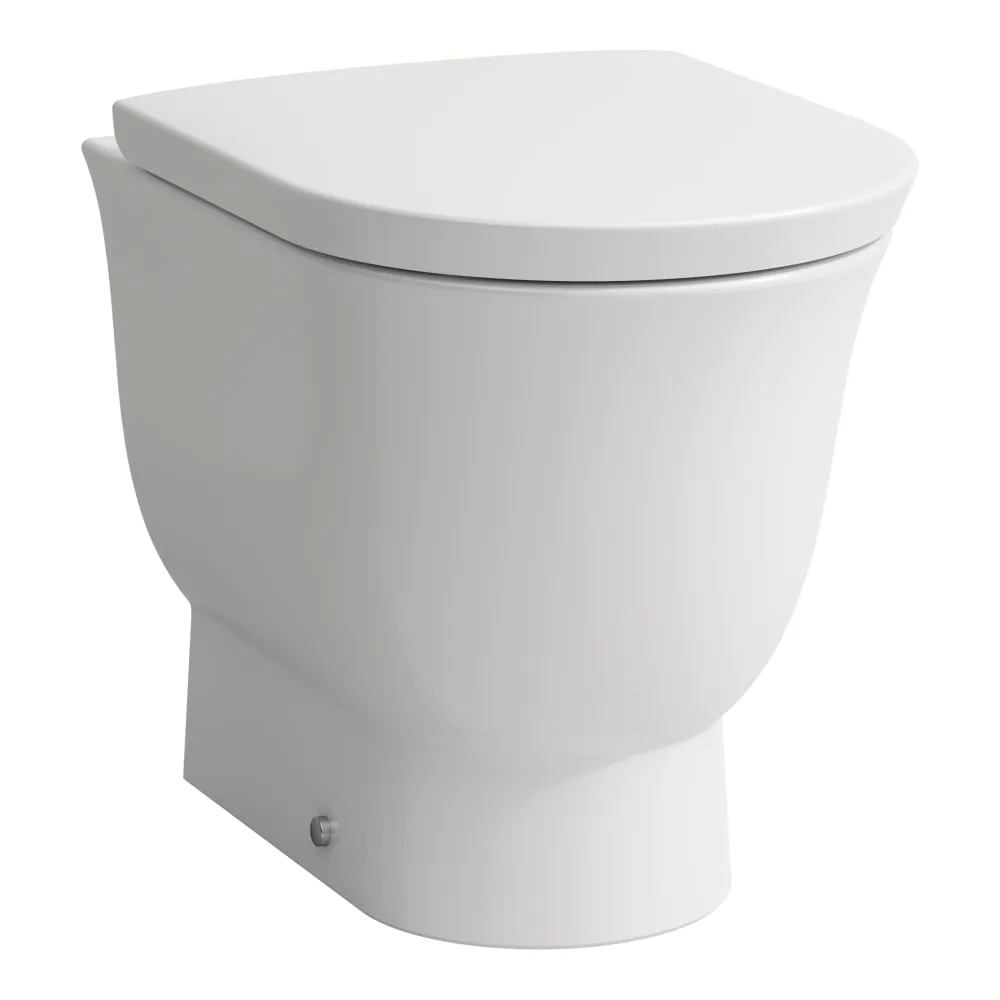 LAUFEN THE NEW CLASSIC Stand-WC, Tiefspüler, spülrandlos, Abgang waagerecht oder senkrecht 530 x 370 x 430 mm #H8238514000001 - 000 - Weiß