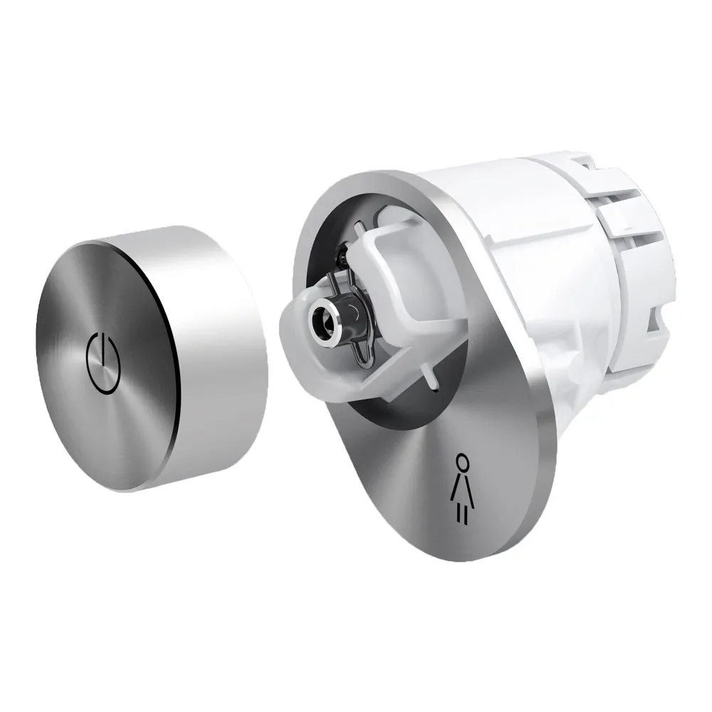 LAUFEN CLEANET RIVA Controller mit Drehknopf, inox 60 x 60 x 45 mm #H8956980000001