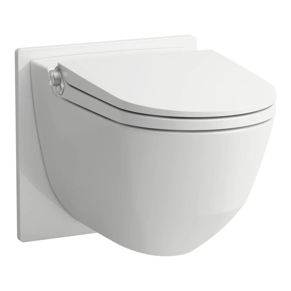 LAUFEN CLEANET RIVA Adapterplatte zur Installation des Dusch-WC's mit Anschlüssen über 9 cm ausserhalb der Mitte 450 x 450 x 25 mm #H8946900000001