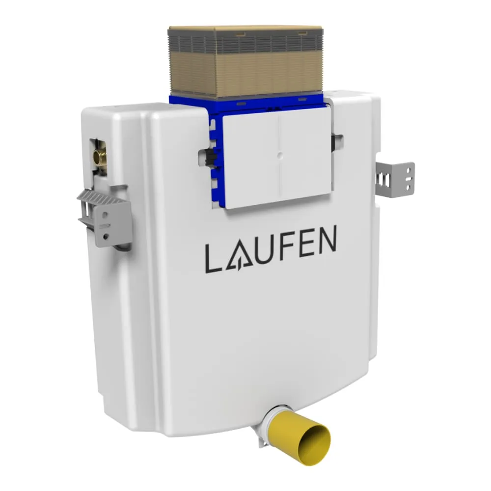 LAUFEN INEO INEOLINK Nassbauelement für bodenstehende WC, 820mm Einbauhöhe, Front- oder Topbetätigung 528 x 126 x 465 mm #H9261050000001