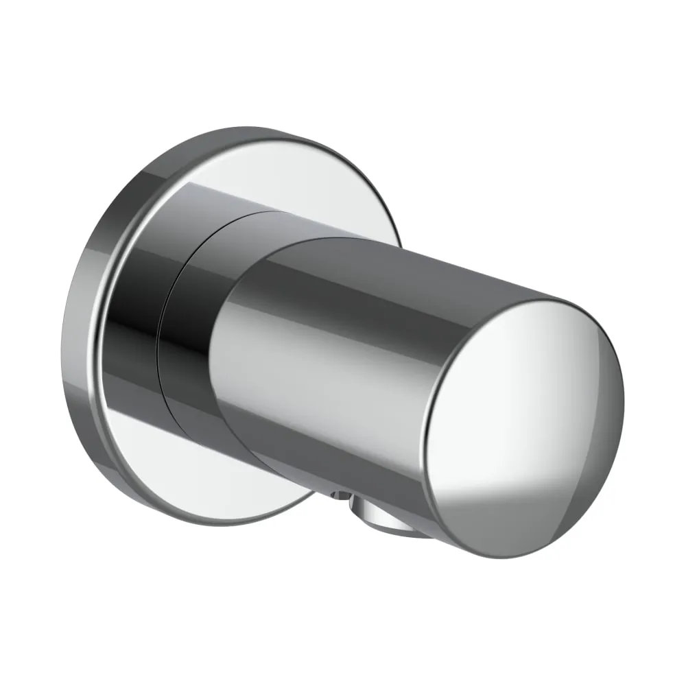LAUFEN BRAUSEPROGRAMM Anschlussbogen, Ausladung 42 mm, mit Rückflussverhinderer, Vollmetall, Chrom #HF504776100000