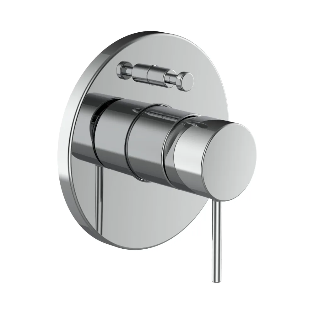 LAUFEN TWINPLUS SLIM Fertigmontage-Set für Unterputz-Bademischer, zu Simibox Standard & Simibox Light, mit integrierter Sicherheitseinrichtung Typ LB, Chrom #HF505489100000