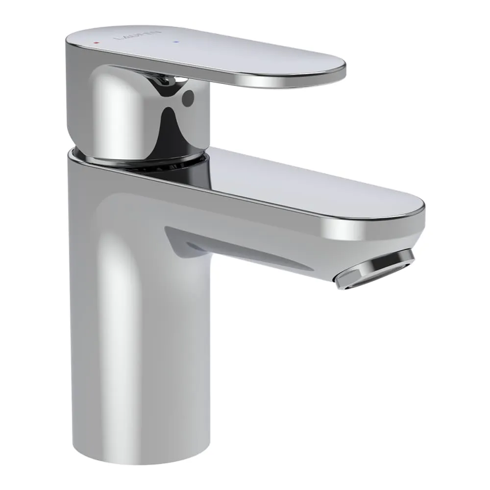 LAUFEN PRO X Waschtischmischer, Ausladung 100 mm, Festauslauf, Eco+ Funktion, ohne Ablaufventil, Chrom 363 x 250 x 77 mm #HF506902100000