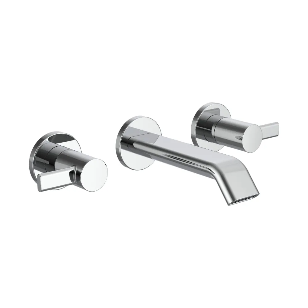 LAUFEN MEDA 2-Griff Unterputz-Waschtischmischer, Ausladung 150 mm, Festauslauf #HF506624100000
