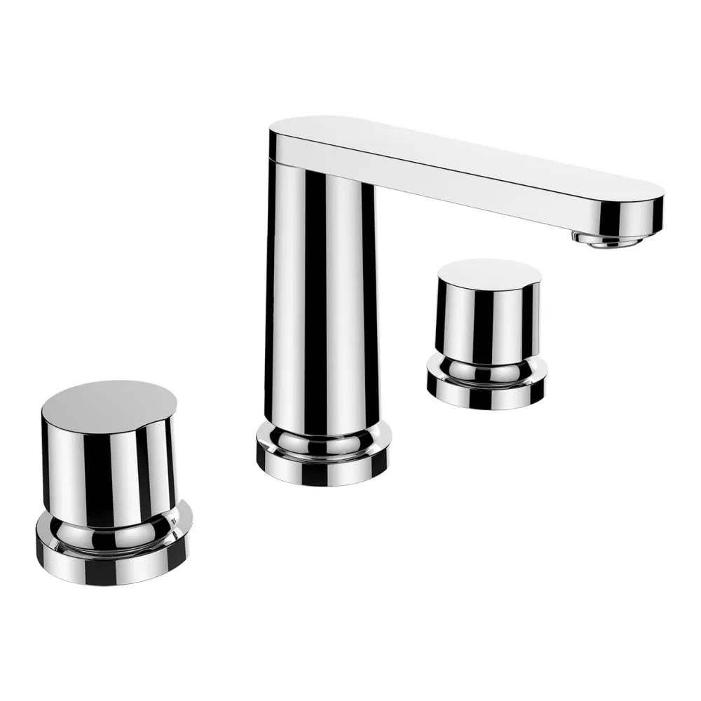 LAUFEN THE NEW CLASSIC 3-Loch Waschtischmischer, Ausladung 130 mm, Festauslauf, ohne Ablaufventil #HF900512100000