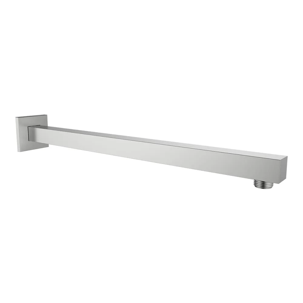 LAUFEN Brausenwandarm, Länge 420 mm, quadratische Rosette, Nickel gebürstet #HF546026420000