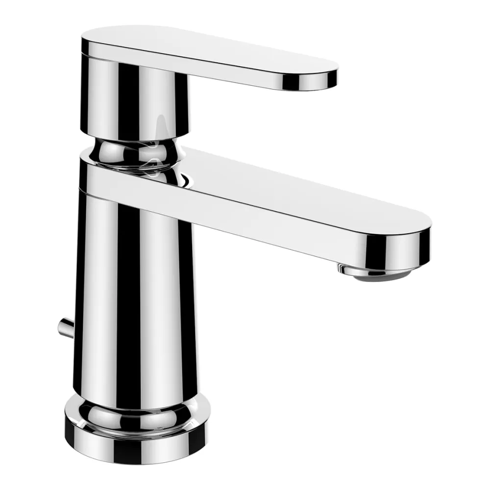LAUFEN THE NEW CLASSIC Waschtischmischer, Ausladung 105 mm, Festauslauf, mit Ablaufventil #HF900501100000