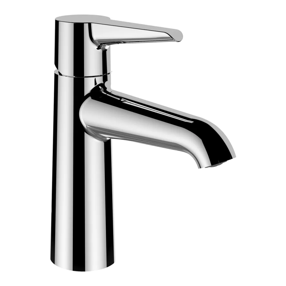 LAUFEN PURE Waschtischmischer, Ausladung 110 mm, Festauslauf, Eco+ Funktion, ohne Ablaufventil #HF901702100000