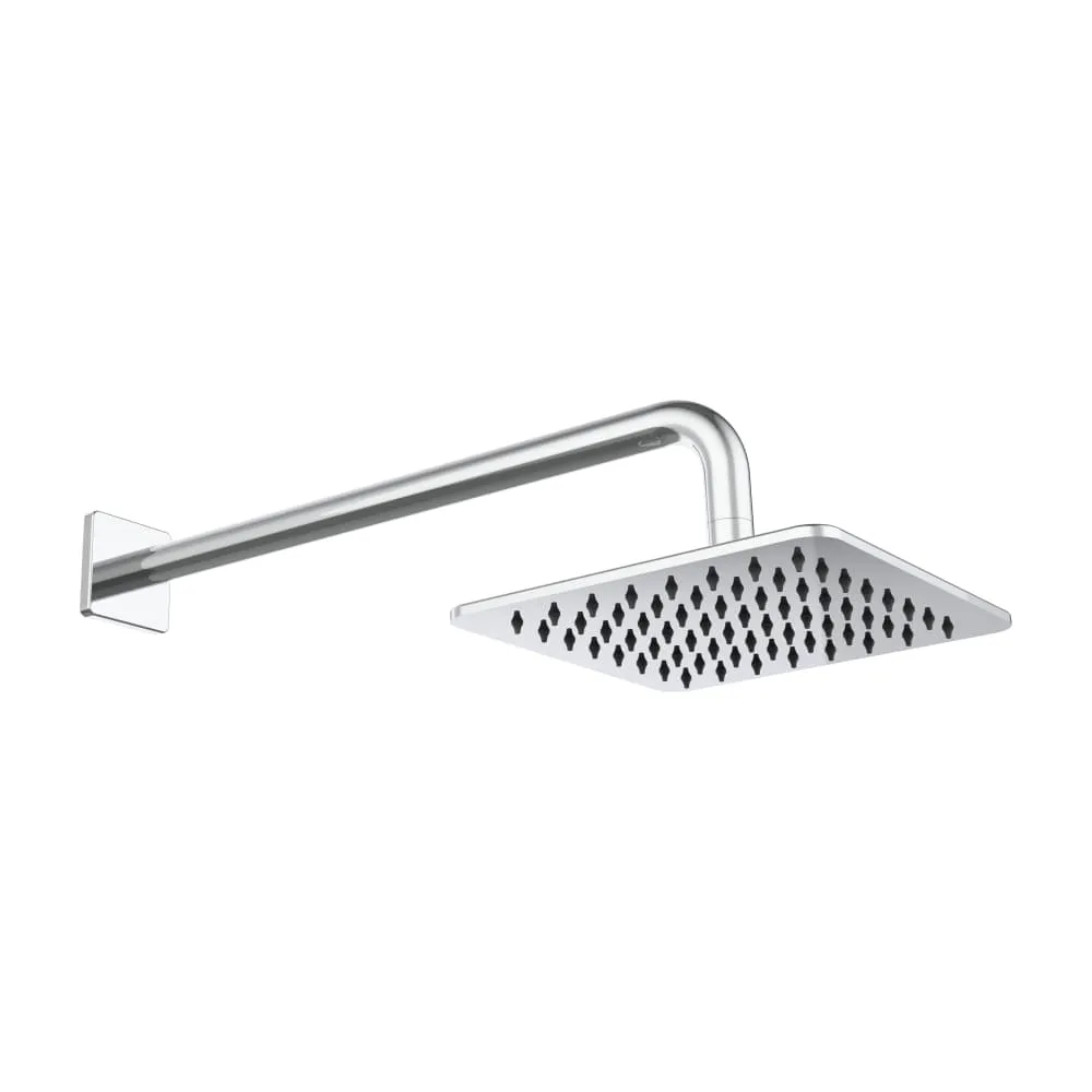 LAUFEN Kopfbrause 202 x 202 mm, mit Wandarm 420 mm, Montage an der Wand #HF960102100001