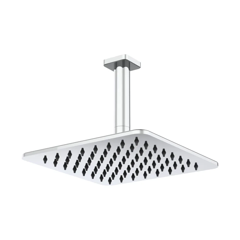 LAUFEN Kopfbrause 202 x 202 mm, mit Deckenarm 100 mm, Montage an der Decke #HF960107100001