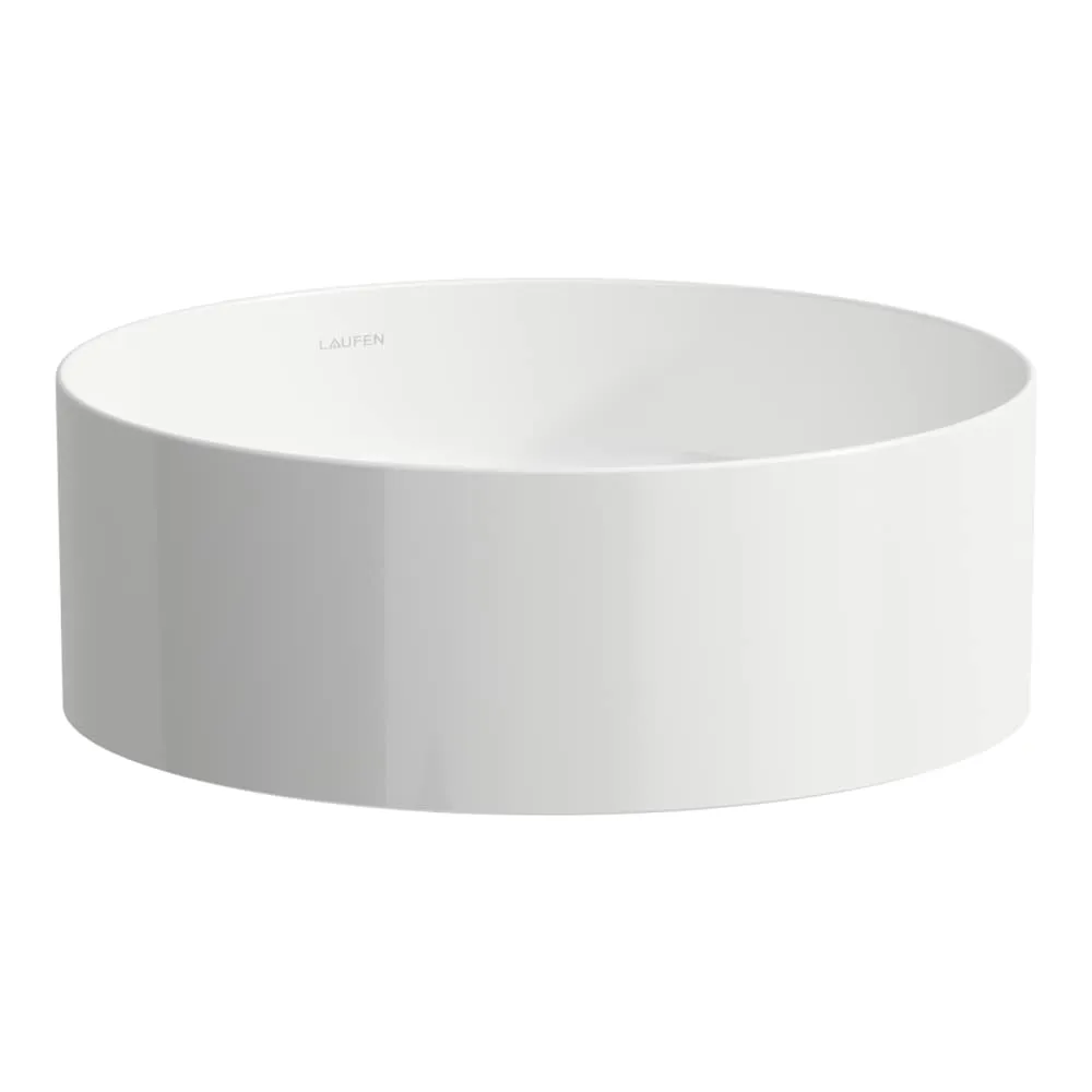 LAUFEN LIVING Waschtisch-Schale, rund 380 x 380 x 130 mm #H8114357161121 - 000 - Weiß
