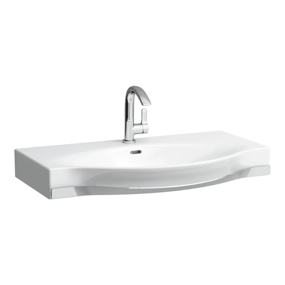 LAUFEN PALACE Möbelwaschtisch, mit verchromtem Handtuchhalter 900 x 510 x 165 mm #H8127020001041 - 000 - Weiß