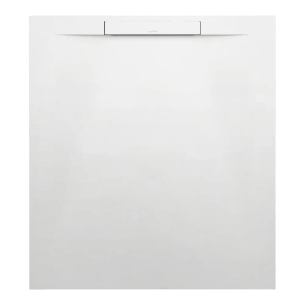 LAUFEN PRO S Duschwanne, aus Verbundwerkstoff Marbond, rechteckig, linearer Ablauf an kurzer Seite 1000 x 900 x 28 mm #H2101860790001 - 000 - Weiß