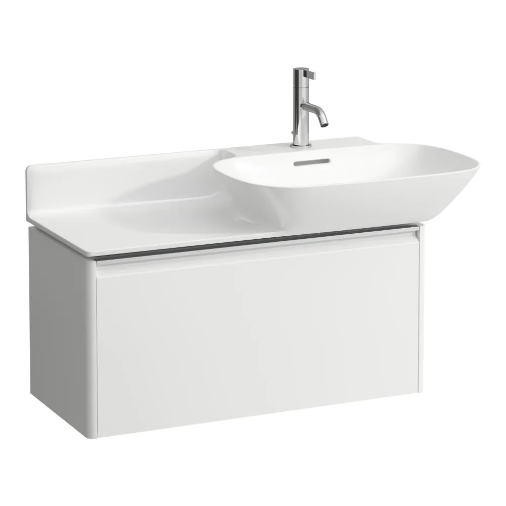 LAUFEN BASE Waschtischunterbau, 1 Schublade, passend zu Waschtischen H813301, H813302 770 x 350 x 360 mm #H4030011102621 - 260 - Weiß matt