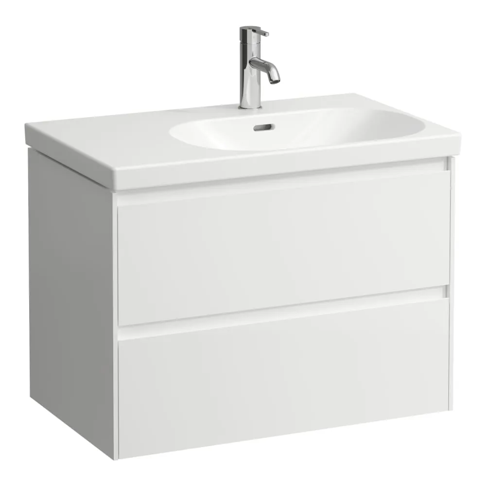 LAUFEN LANI Waschtischunterbau, 2 Schubladen, passend zu Waschtisch LUA H817085 735 x 450 x 515 mm #H4035821122611 - 260 - Weiß matt