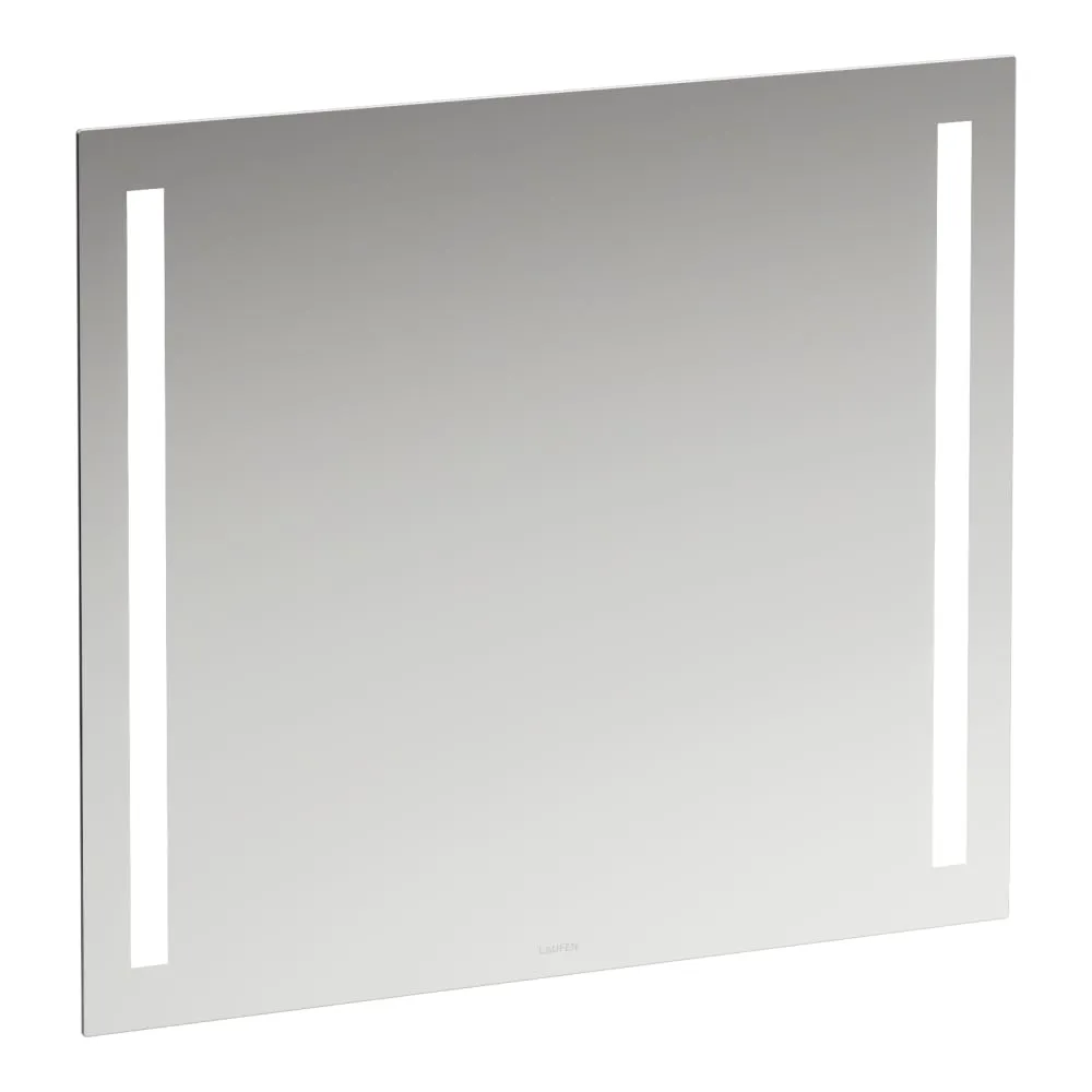 LAUFEN LANI Spiegel 800 mm, 2 vertikale LED Beleuchtungselemente 800 x 30 x 700 mm #H4038541121441