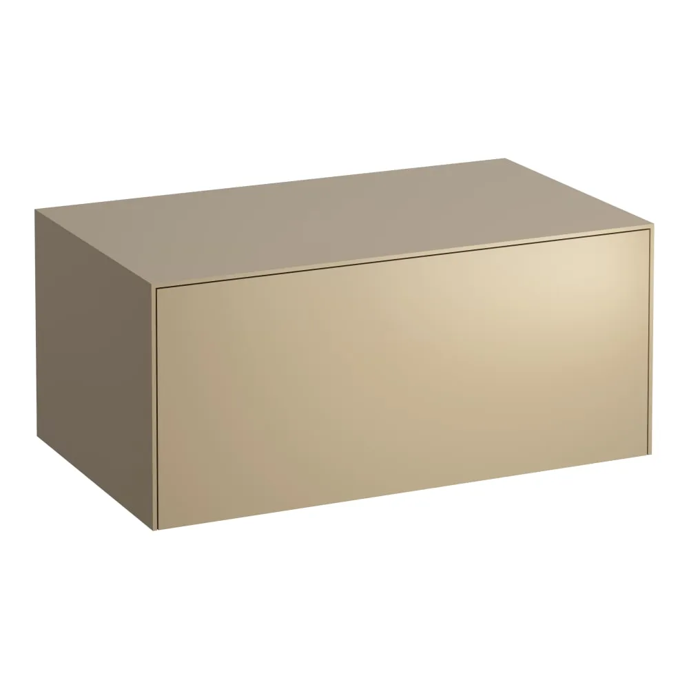 LAUFEN SONAR Schubladenelement 800, 1 Schublade, ohne Ausschnitt 775 x 455 x 340 mm #H4054100340411 - 040 - Gold (lackiert)
